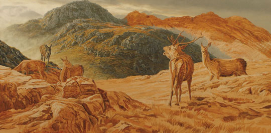 Oil painting demonstration - Red Deer